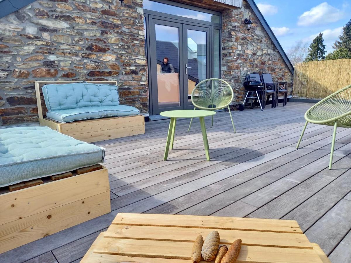 Apartamento Le Grenier De Charlotte Libin Exterior foto